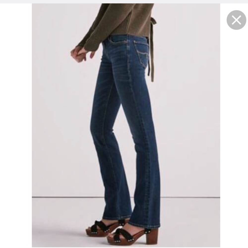 Lolita boot lucky brand jeans dark wash